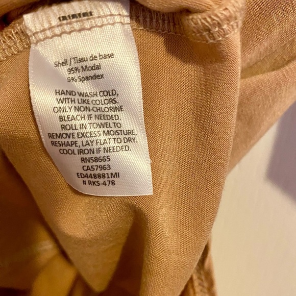 Open Edit Beige Top - Picture 3 of 5